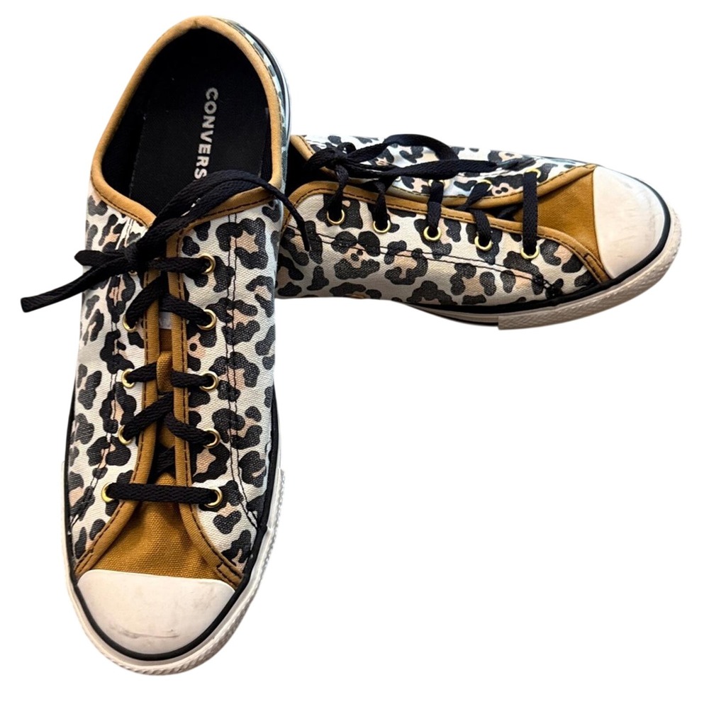 Converse Leopard Print‎ Sneakers Womens 9.5 - Picture 2 of 4